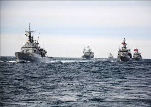 Από κοινή άσκηση ΝΑΤΟικής δύναμης με πλοία του τουρκικού Πολεμικού Ναυτικού