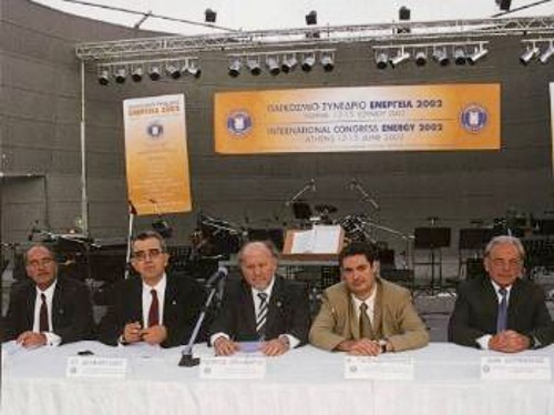 Το προεδρείο της Οργανωτικής Επιτροπής του Παγκόσμιου Συνεδρίου «Ενέργεια 2002»