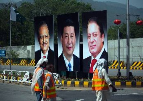 Από τις ετοιμασίες για την υποδοχή του Κινέζου Προέδρου στο Πακιστάν