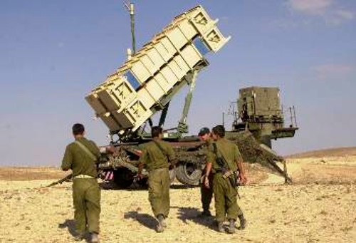 Ισραηλινοί στρατιώτες δοκιμάζουν αντιπυραυλικό σύστημα «Πάτριοτ» ενόψει προετοιμασίας πολέμου με το Ιράκ