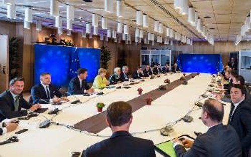Από την προηγούμενη έκτακτη Σύνοδο Κορυφής της Ευρωζώνης στις 22 Ιούνη