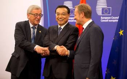 Από τις επαφές που είχε στις Βρυξέλλες ο Κινέζος πρωθυπουργός