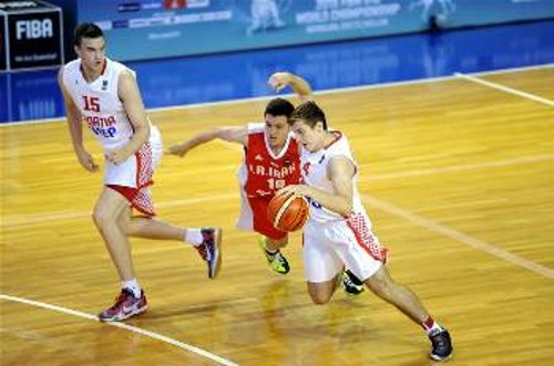 Χωρίς τον καλύτερό τους παίκτη αγωνίστηκαν στο Παγκόσμιο Πρωτάθλημα Μπάσκετ εφήβων οι Κροάτες εξαιτίας του εμπορικού ανταγωνισμού