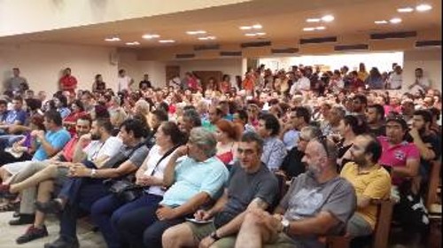 Μαζική σύσκεψη για τη συγκρότηση Επιτροπής Αλληλεγγύης στη Θεσσαλονίκη