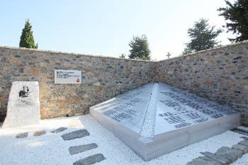 Το μνημείο για τους εκτελεσμένους στον Αϊ Θανάση στην Τρίπολη