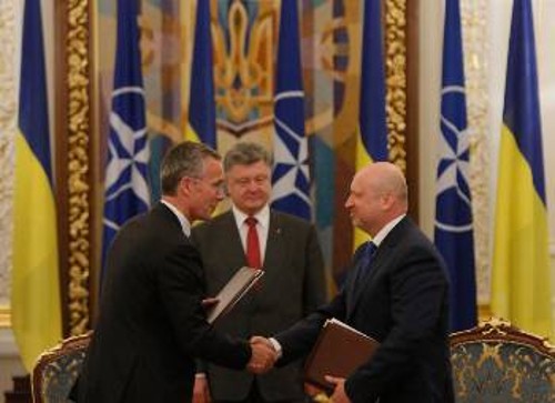 Από την υπογραφή της συμφωνίας του ΝΑΤΟ με την αντιδραστική ουκρανική κυβέρνηση