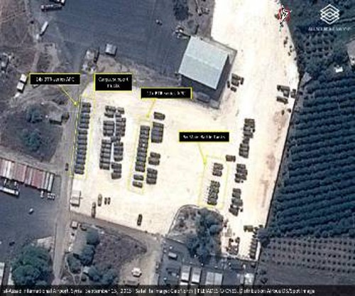 Αποψη από τις δορυφορικές λήψεις που δημοσίευσαν αμερικανικά μέσα για την ενίσχυση της ρωσικής παρουσίας στη Συρία