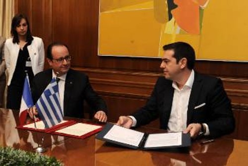 Το ειδικό «μνημόνιο συνεργασίας» με το γαλλικό κράτος είχε υπογραφεί κατά τη διάρκεια της επίσκεψης Ολάντ στην Αθήνα, τον Οκτώβρη του 2015