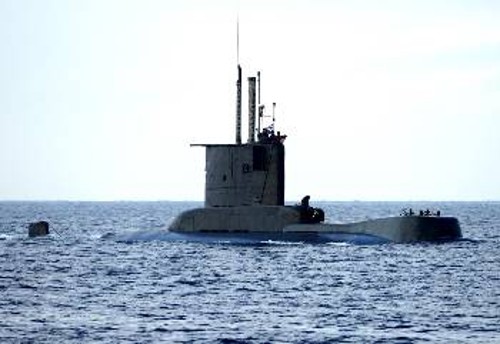 Υποβρύχιο και πυραυλάκατος του ΠΝ επιχειρούν ήδη στην Ανατολική Μεσόγειο στο πλαίσιο των επιχειρήσεων UNIFIL και Active Endeavour