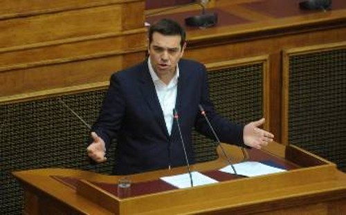 Από τη χτεσινή ομιλία του Αλ. Τσίπρα στην Κοινοβουλευτική Ομάδα του ΣΥΡΙΖΑ