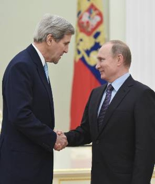 Από τη συνάντηση Πούτιν - Κέρι στο Κρεμλίνο