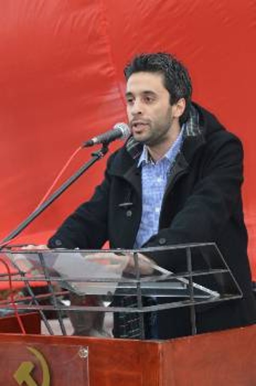 Ο Γιάννης Βήττας, Γραμματέας της Επιτροπής Περιοχής της ΚΟ Δυτικής Μακεδονίας του ΚΚΕ
