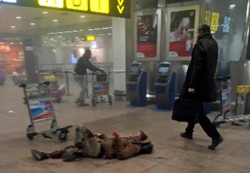 Τραυματίας στο αεροδρόμιο των Βρυξελλών μετά το δολοφονικό χτύπημα στις 22 Μάρτη