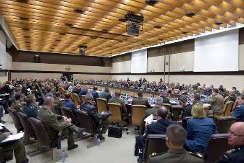 Από τη σύνοδο της Στρατιωτικής Επιτροπής του ΝΑΤΟ στις Βρυξέλλες
