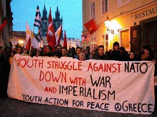 Πράγα: ΑντιΝΑΤΟικές κινητοποιήσεις στην πρόσφατη Σύνοδο Κορυφής του ΝΑΤΟ