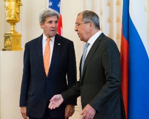 Από τη χτεσινή συνάντηση των υπουργών Εξωτερικών των ΗΠΑ και της Ρωσίας στη Μόσχα