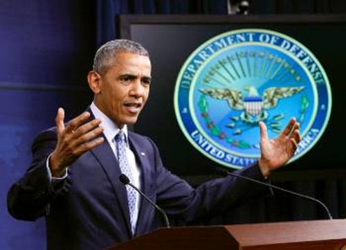 Ο Πρόεδρος των ΗΠΑ «φρεσκάρισε» και πάλι τα προσχήματα για νέες ιμπεριαλιστικές επεμβάσεις