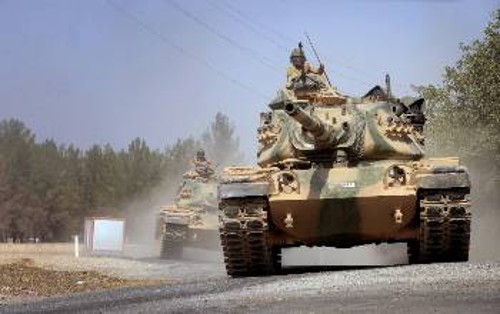 Από τις επιχειρήσεις του τουρκικού στρατού στη Βόρεια Συρία
