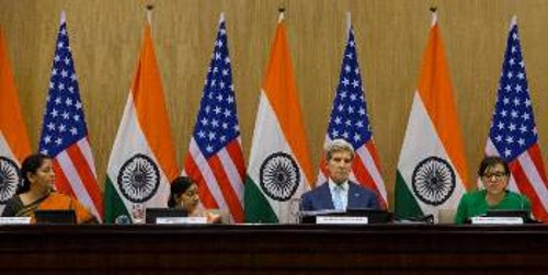 Από το 2ο Στρατηγικό και Εμπορικό Διάλογο Ινδίας - ΗΠΑ, που πραγματοποιήθηκε στις 30 Αυγούστου στο Νέο Δελχί