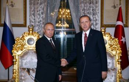 Από τη συνάντηση Πούτιν - Ερντογάν τον Οκτώβρη στη Ρωσία