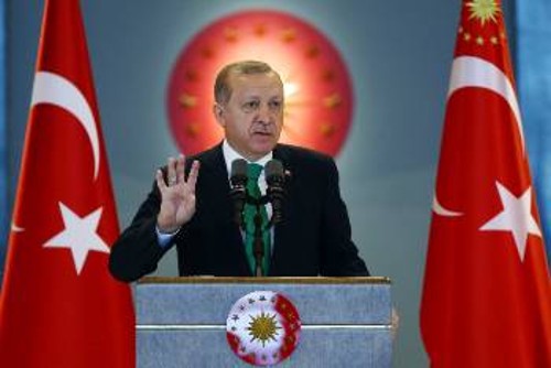 Ο Τούρκος Πρόεδρος Ρ. Τ. Ερντογάν