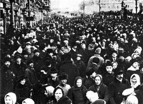 Διαδήλωση το Φλεβάρη στη Μόσχα στη δίοδο Τεατράλνι