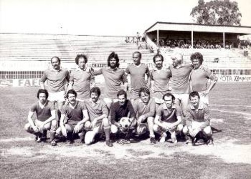 Η ποδοσφαιρική ομάδα του ΣΕΗ στα τέλη της δεκαετίας του '70