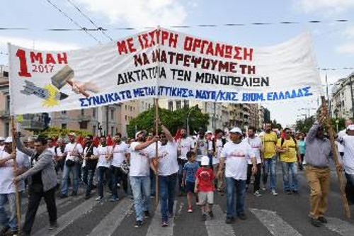Αμέσως μετά τις πετυχημένες Πρωτομαγιάτικες συγκεντρώσεις, τα ταξικά συνδικάτα εντείνουν τις προετοιμασίες για τη νέα πανεργατική απεργία