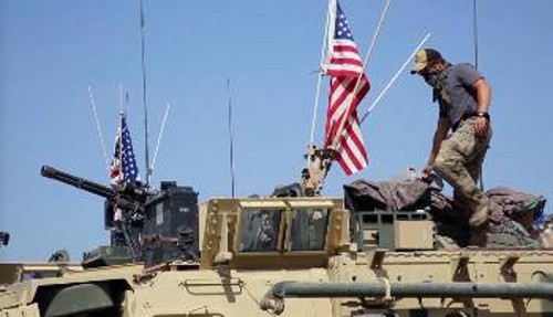 Αμερικανοί στη Συρία, όπου έχουν με το «έτσι θέλω» εγκαταστήσει βάση στα σύνορα με Ιορδανία και Ιράκ