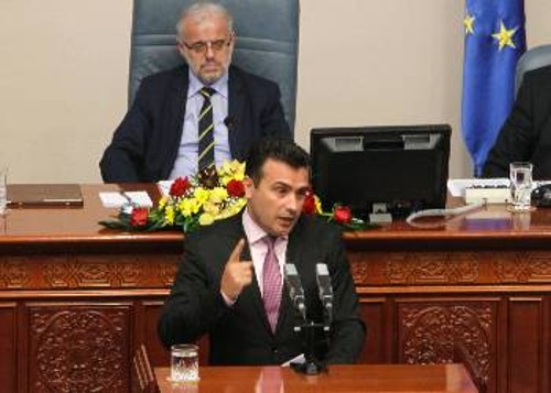 Ο πρωθυπουργός της ΠΓΔΜ, Ζ. Ζάεφ