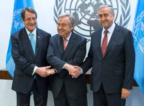 Από τη συνάντηση με τον γγ του ΟΗΕ στις αρχές Ιούνη, όπου ανακοινώθηκε και η συνέχιση της Διάσκεψης
