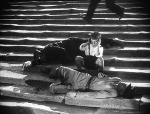 Η σφαγή στη σκάλα της Οδησσού, μια από τις πιο χαρακτηριστικές σκηνές στην ιστορία του κινηματογράφου, από το «Θωρηκτό Ποτέμκιν». Θα προβληθεί και θα αναλυθεί στην εκδήλωση