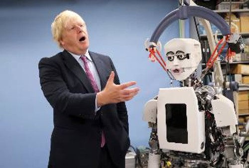 Ζωηρό και εύλογο το ενδιαφέρον που έδειξε προ ημερών στο Τόκιο ο Βρετανός υπουργός Εξωτερικών Μπόρις Τζόνσον για τα ρομποτικά προγράμματα Ιαπώνων στο πανεπιστήμιο Βασέντα