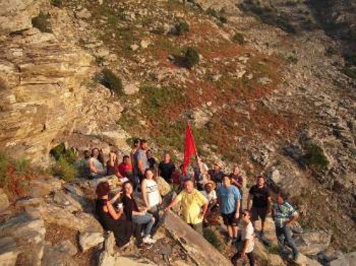 Από τις εκδηλώσεις για τη Μάχη της Σκίζας τον περασμένο Αύγουστο στο ικαριώτικο βουνό