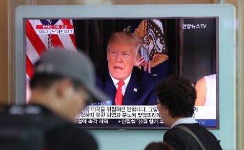 Ο Τραμπ εξαπολύει τις πυρηνικές απειλές κατά της ΛΔ Κορέας