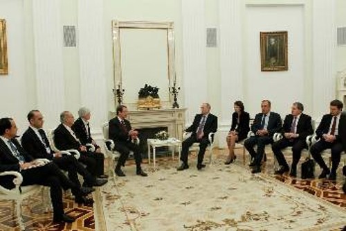 Από τη συνάντηση του Κύπριου Προέδρου στη Μόσχα