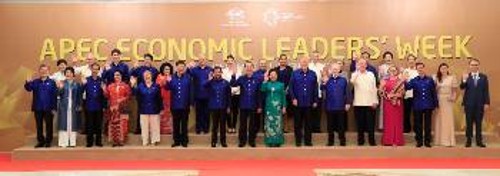 Οι ηγέτες των χωρών που συμμετέχουν στην ΑPEC
