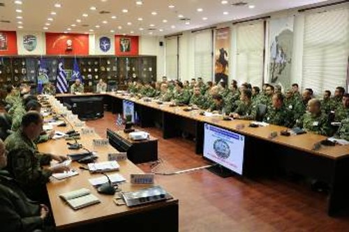 Από την προετοιμασία της άσκησης «Gordian Knot 2017», στο «ΝΑΤΟικό στρατηγείο άμεσης ανάπτυξης δυνάμεων» («NATO Rapid Deployable Corps - GR»).