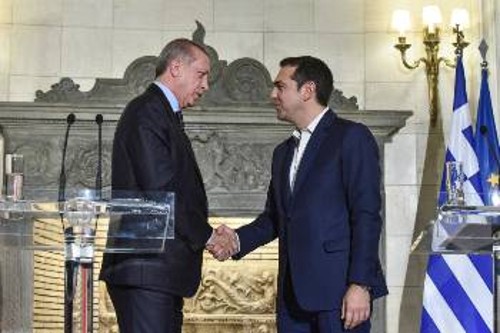 Από την πρόσφατη επίσκεψη του Τούρκου Προέδρου στην Ελλάδα