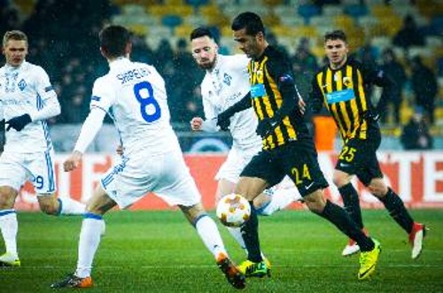 Με τον Μασούντ να χάνει την ευκαιρία της σεζόν, η ΑΕΚ είπε αντίο στο Europa League μετά το χτεσινό 0-0 στο Κίεβο