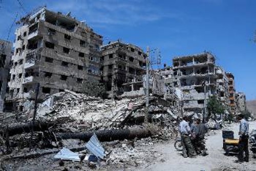 Ο λαός της Συρίας μετράει τις πληγές του από την ιμπεριαλιστική επέμβαση που έχει υποστεί για τη γεωστρατηγική θέση της χώρας και τον πλούτο της