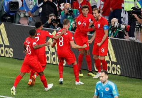 Σπάζοντας τη δυσμενή παράδοση στη διαδικασία των πέναλτι, η Αγγλία νίκησε την Κολομβία και προκρίθηκε στους «8» του Μουντιάλ