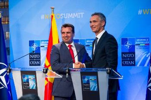Το πρωτόκολλο ένταξης της ΠΓΔΜ στο ΝΑΤΟ φέρνει στη Βουλή η κυβέρνηση