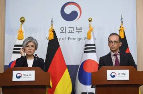 Από τη συνάντηση των ΥΠΕΞ Γερμανίας - Νότιας Κορέας