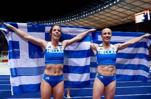 Η παρουσία στο επί κοντώ των Κατερίνας Στεφανίδη και Νικόλ Κυριακοπούλου δεσπόζει στο Πανελλήνιο Πρωτάθλημα Στίβου στην Πάτρα