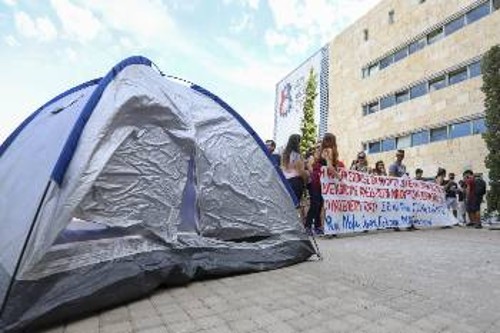 Από φετινές κινητοποιήσεις στη Θεσσαλονίκη για το ζήτημα της Στέγασης