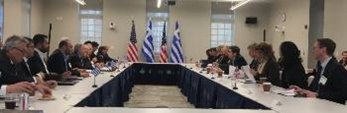 Από τον πρόσφατο «Στρατηγικό Διάλογο» ΗΠΑ - Ελλάδας στην Ουάσιγκτον