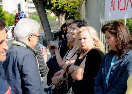Ο Ν. Σοφιανός σε παλιότερη κινητοποίηση για την κατάσταση στο Γηροκομείο Αθηνών