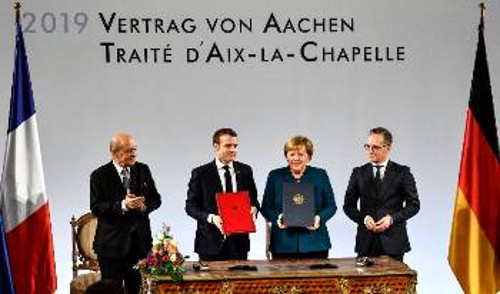 Από την υπογραφή της Συνθήκης στο Ααχεν