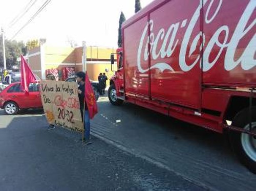 Από την απεργία στην «Coca - Cola» στο Μεξικό